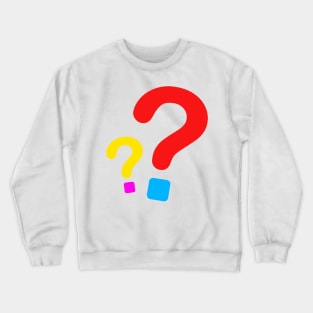 A question mark Crewneck Sweatshirt